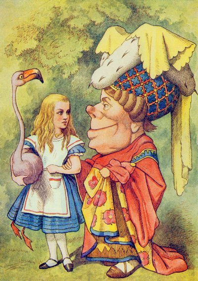 Alicia con la Duquesa, ilustración de 
